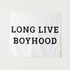 Long Live Boyhood Boy's Room Kinderzimmer Wandteppich