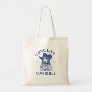 Long Live Cowgirl Tote Bag - Western Rodeo Aesthet Tragetasche