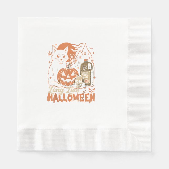 Long Live Halloween Serviette (Vorderseite)