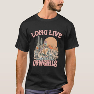 Long Live Howdy Rodeo Western Country Southern Cow T-Shirt