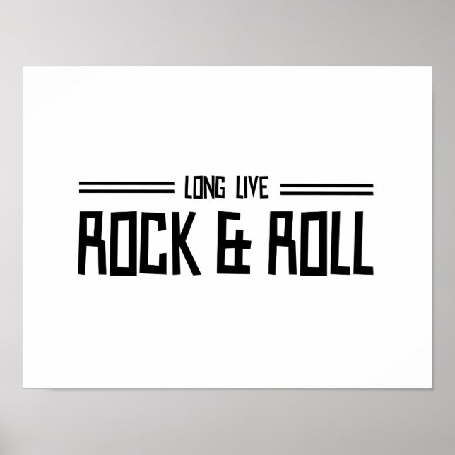 Long Live Rock & Roll Poster (Vorne)