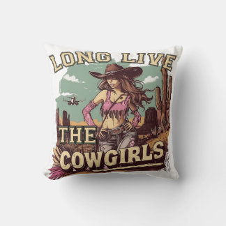 Long live the cowgirl kissen