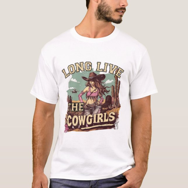 Long live the cowgirl T-Shirt (Vorderseite)