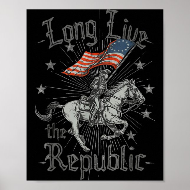 Long Live The Republic Us  Poster (Vorne)