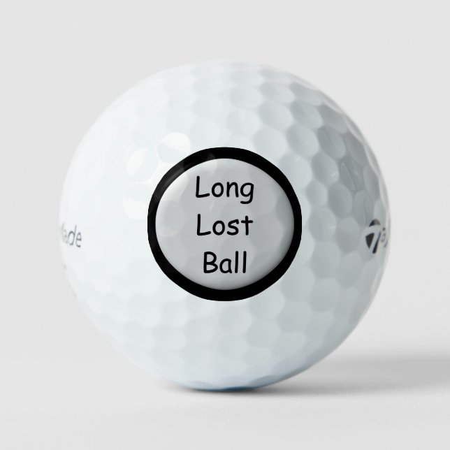 Long Love Ball Custom Text Golf Ball (Vorderseite)