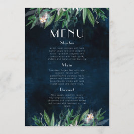 Long menu 4x9 Template 9, Einladung