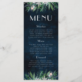 Long menu 4x9 Template 9, Menükarte
