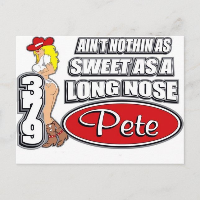Long Nose Pete Postkarte (Vorderseite)