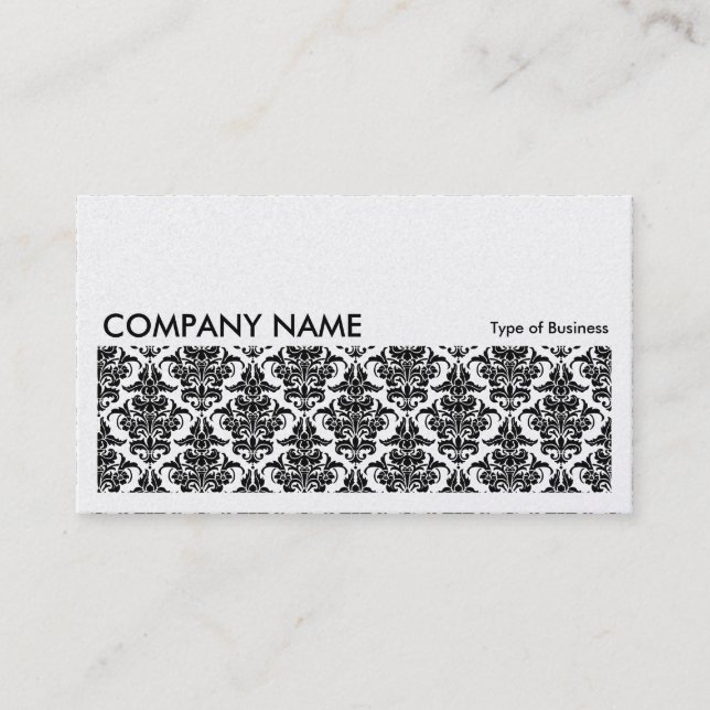 Long Picture 0112 - Damask Pattern (Gold) Visitenkarte (Vorderseite)