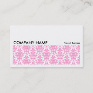 Long Picture 0132 - Rosa Damask Visitenkarte