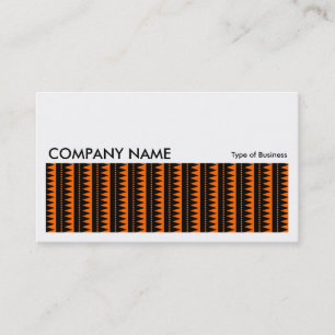 Long Picture 0239 - Aztec Pattern - Orange Visitenkarte