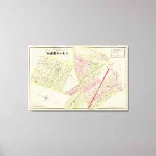 Long Pond und Cranston Street Baptist Church Leinwanddruck