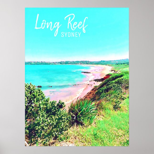 Long Reef Nordstrände Sydney Poster (Vorne)