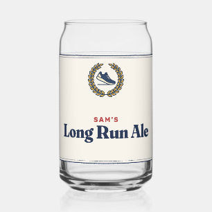 Long Run Ale Personalisiertes Lustiges Läufer Bier Dosenglas