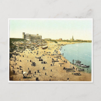 Long Sands, Tynemouth, England, großartige Fotogra Postkarte