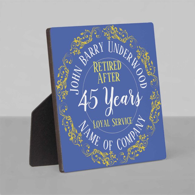 Long Service Award oder Retirement Fotoplatte (Von Creator hochgeladen)