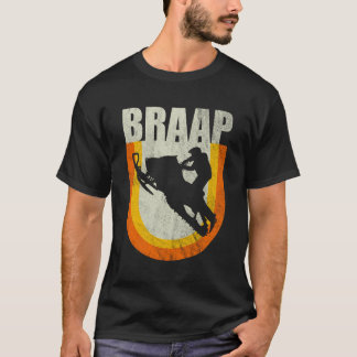 Long Sleeve Braap Snowmobile Rider T - Shirt