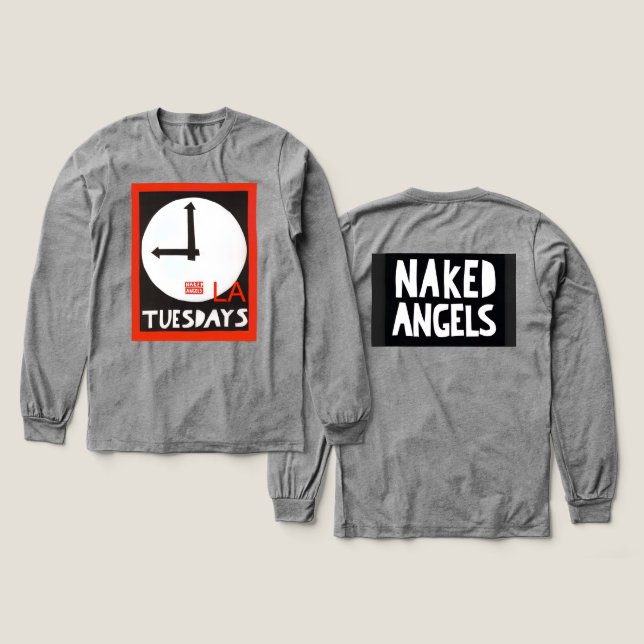 Long sleeve SOFT shirt - in ALL sizes  (Design Vorderseite & Rückseite)