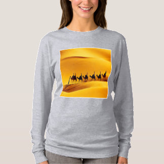 Long Sleeve T-Shirt  grey   SAHARA  TOURISM
