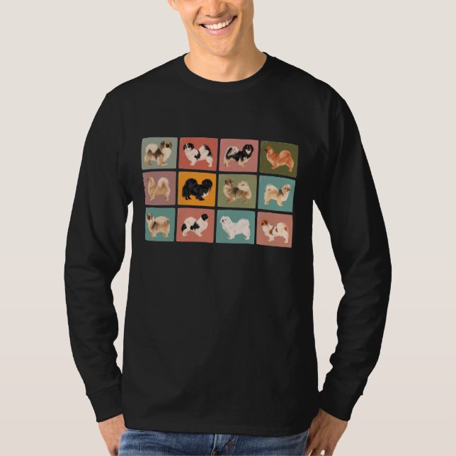 Long Sleeve Tibetisch Spanisch T Shirt (Vorderseite)