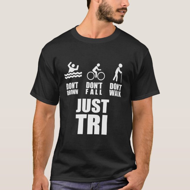 Long Sleeve Triathlon Shirt Triathlon Geschenk (Vorderseite)