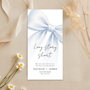 Long Story Short Eleganter Lesezeichen-Hochzeits Save The Date