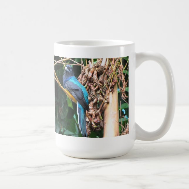 Long Tail Blue Bird Tasse (Rechts)