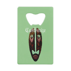Long Tiki Mask Thunder_Cove Geldbeutel Flaschenöffner