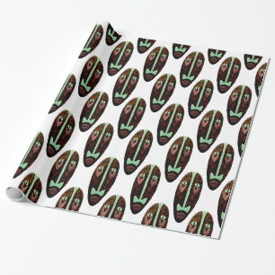 Long Tiki Mask Thunder_Cove Geschenkpapier