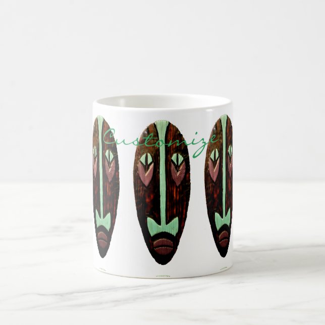 Long Tiki Mask Thunder_Cove Kaffeetasse (Mittel)