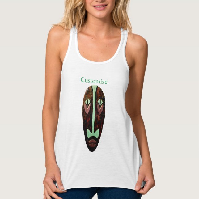 Long Tiki Mask Thunder_Cove Tank Top (Vorderseite)