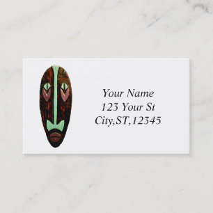 Long Tiki Mask Thunder_Cove Visitenkarte