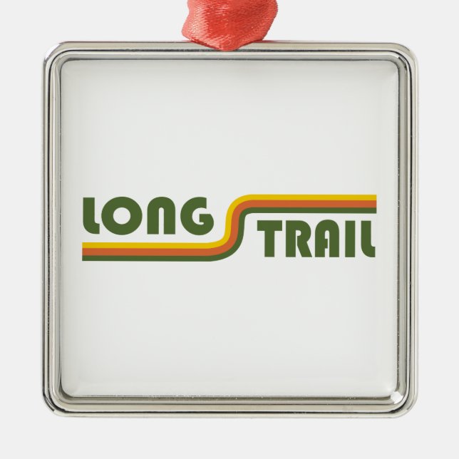 Long Trail Vermont Ornament Aus Metall (Vorne)