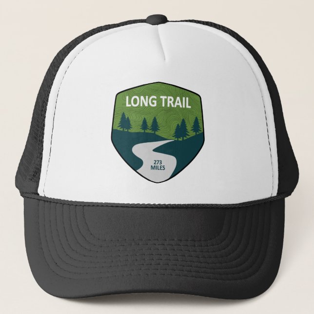 Long Trail Vermont Truckerkappe (Vorderseite)