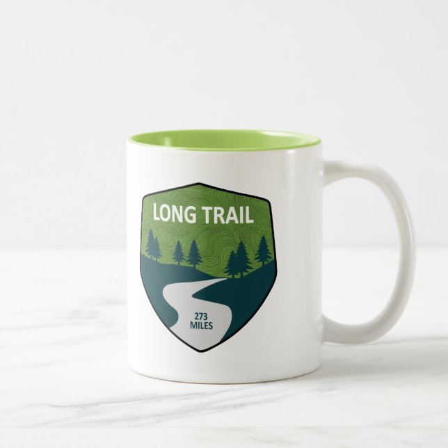 Long Trail Vermont Zweifarbige Tasse (Rechts)