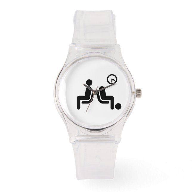 Long Wait Sign Armbanduhr (Vorderseite)