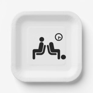 Long Wait Sign Pappteller