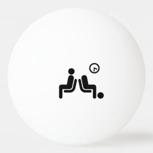 Long Wait Sign Tischtennisball