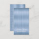 Long Wavy Blue Hair 4 Stylist Salon Business Cards Visitenkarte (Vorne/Hinten)