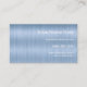 Long Wavy Blue Hair 4 Stylist Salon Business Cards Visitenkarte (Rückseite)
