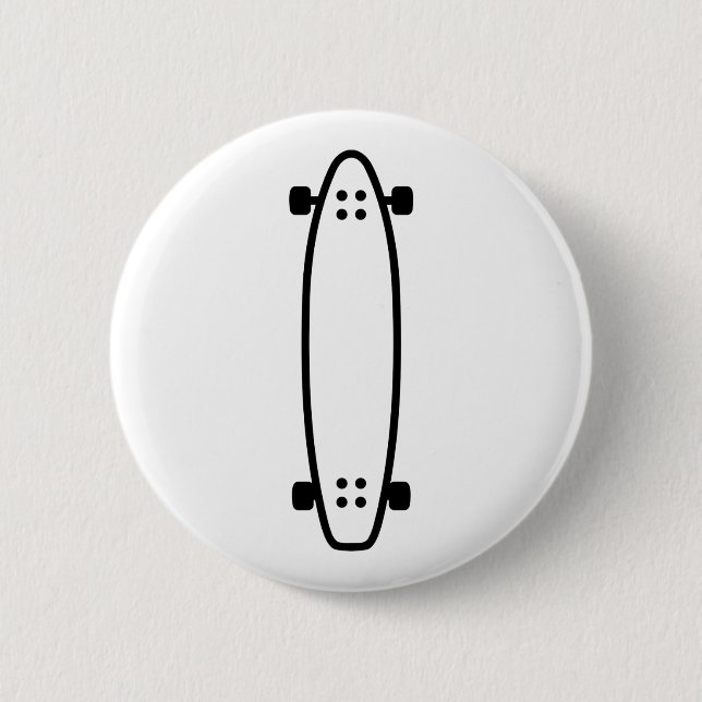 Longboard Button (Vorderseite)