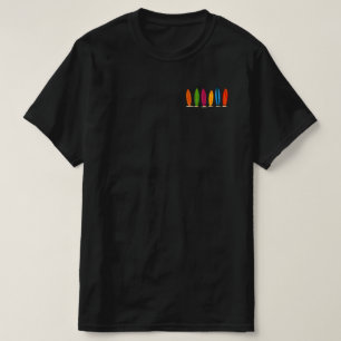 Longboard Surfboards im Vintage Retro Stil Surfen T-Shirt