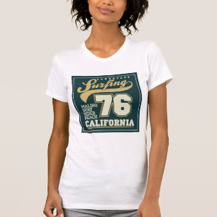 Longboard-Surfen Kalifornien 76 T-Shirt