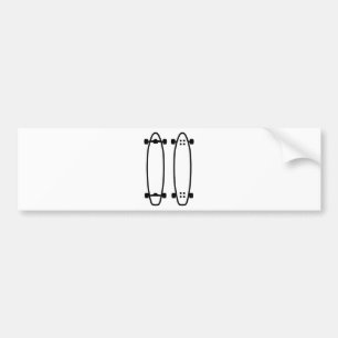 Longboards Autoaufkleber