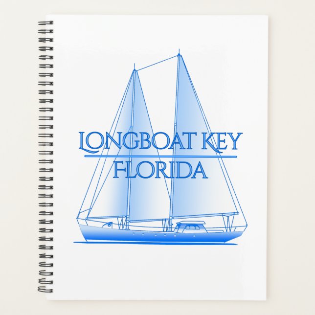 Longboat Key Coastal Nautical Segelsegler Planer (Vorderseite)