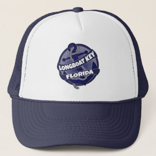 Longboat Key Florida Anker Swirke LKW Hut Truckerkappe