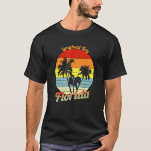 Longboat Key Florida Retro Tropische Palmen Vac T-Shirt
