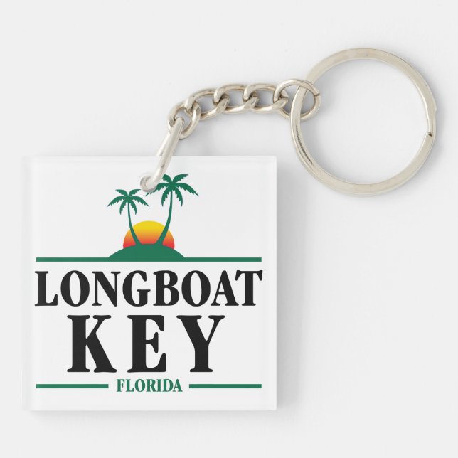 Longboat Schlüsselflorida Schlüsselanhänger (Rückseite)