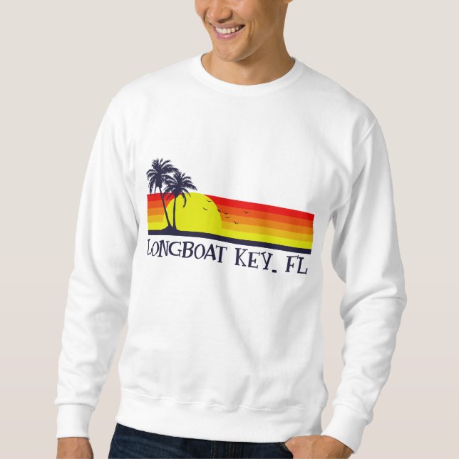 Longboat Schlüsselflorida Sweatshirt (Vorderseite)