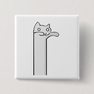 longcat cat minimalism tierisch button
